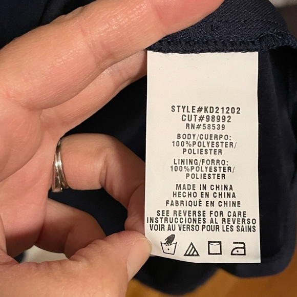 NWT Kut from the Kloth navy high-low dress - Picture 8 of 9